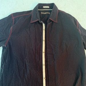 Men’s Pronto Uomo Brown Button Down Shirt
